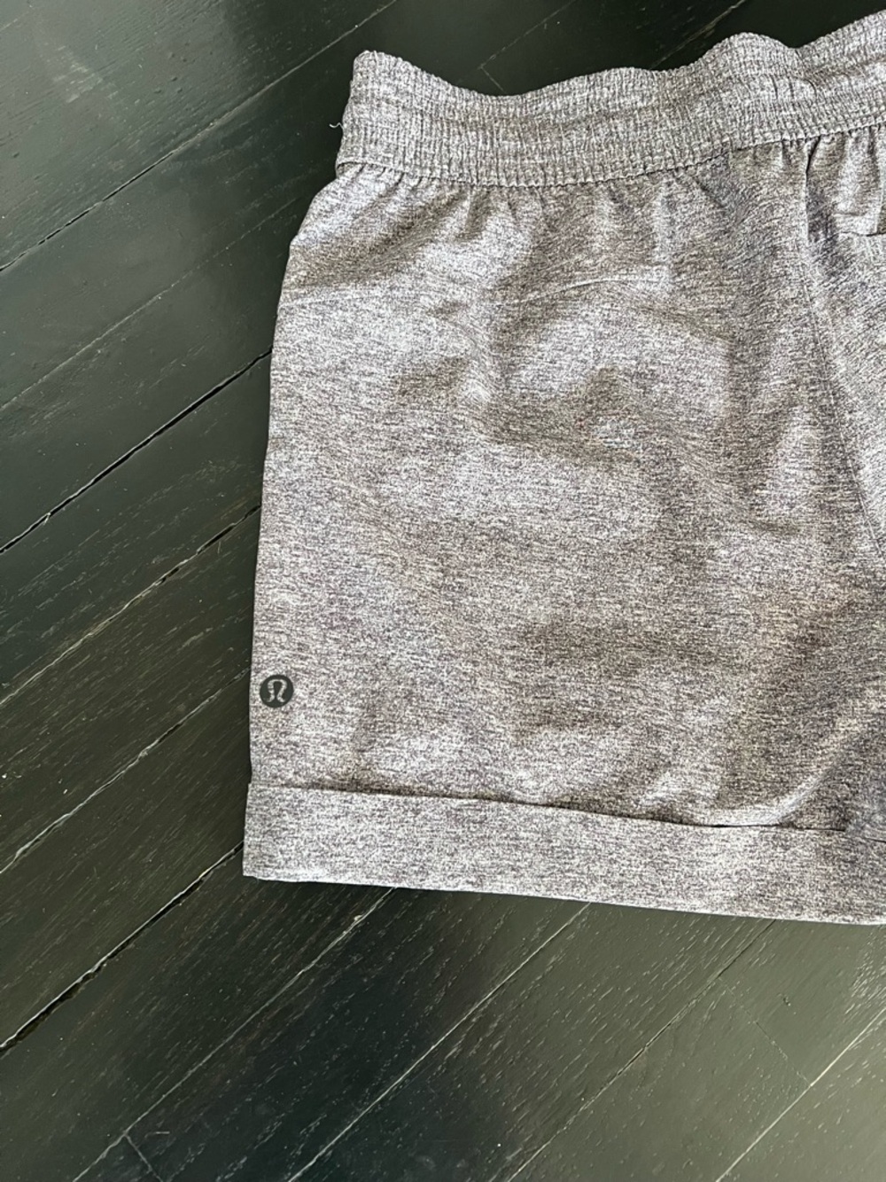 lululemon athletica Heather Gray Athletic Lounge Shorts - Picture 5 of 9